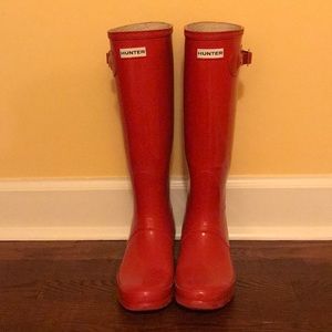 HUNTER-Women's Original Tall Glossy Rain Boots